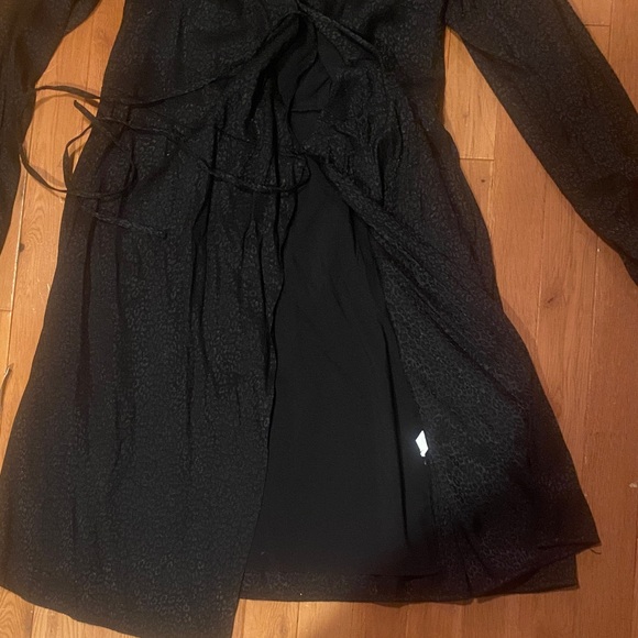 Banana Republic Black Long Sleeve Dress - Picture 6 of 7